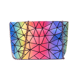 Luminous Geometry Women Shoulder Bags Chain Handbag