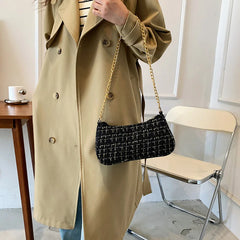 Shoulder Bag Chain Strap Underarm Bags For Women Casual Ladies Handbags
