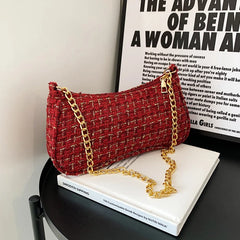 Shoulder Bag Chain Strap Underarm Bags For Women Casual Ladies Handbags