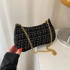Shoulder Bag Chain Strap Underarm Bags For Women Casual Ladies Handbags