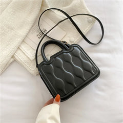 Small Pu Leather Shoulder Bag Casual Crossbody Bag for Women