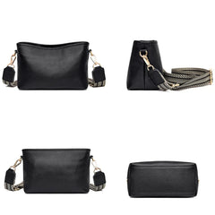 Solid Cow Women Shoulder Crossbody Bag Ladies Phone Bag