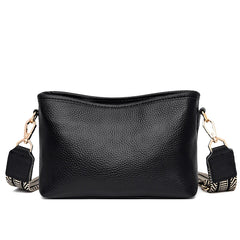 Solid Cow Women Shoulder Crossbody Bag Ladies Phone Bag