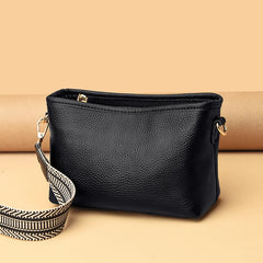 Solid Cow Women Shoulder Crossbody Bag Ladies Phone Bag