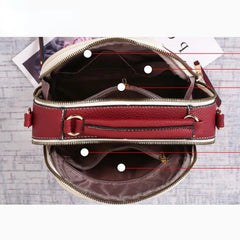 Women PU Leather Handbag Crossbody Bag Chains Square Bag Lady Purse