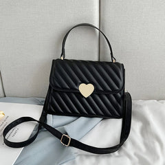 Striped Women Shoulder Bag Handbags Ladies Small Top Handle Bags
