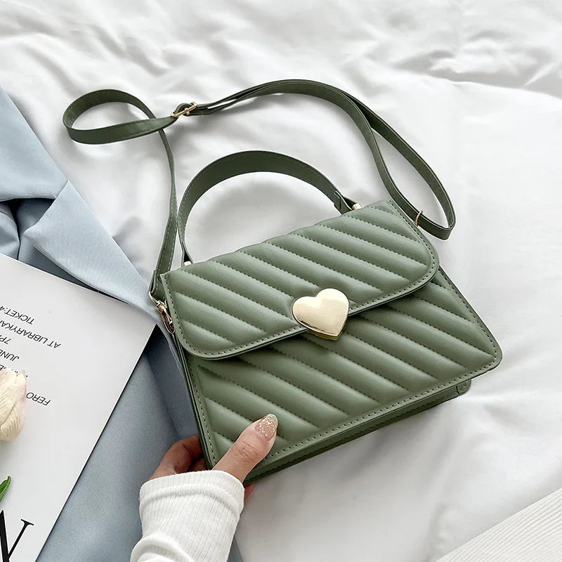 Striped Women Shoulder Bag Handbags Ladies Small Top Handle Bags