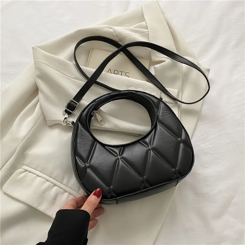 Women Shoulder Bag Small Round Portable Ladies Handbags Crossbody Bags