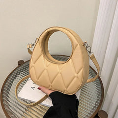 Women Shoulder Bag Small Round Portable Ladies Handbags Crossbody Bags