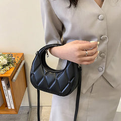 Women Shoulder Bag Small Round Portable Ladies Handbags Crossbody Bags