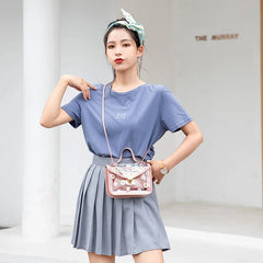 Transparent Daisy Shoulder Bag for Women Phone Messenger Crossbody Bags Purses