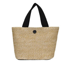 Large-capacity Straw Beach Bag for Summer Vacation