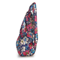 Vintage Drawstring Backpack Women Large Flower Ethnic
