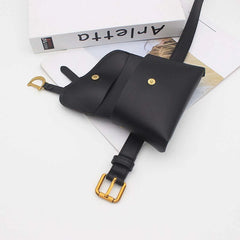 PU Leather Fanny Bag for Phone Pouch Travel Waist Bag