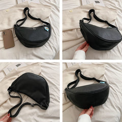 Winter Women's Hobos Sac PU Leather Shoulder Crossbody Bags for Women