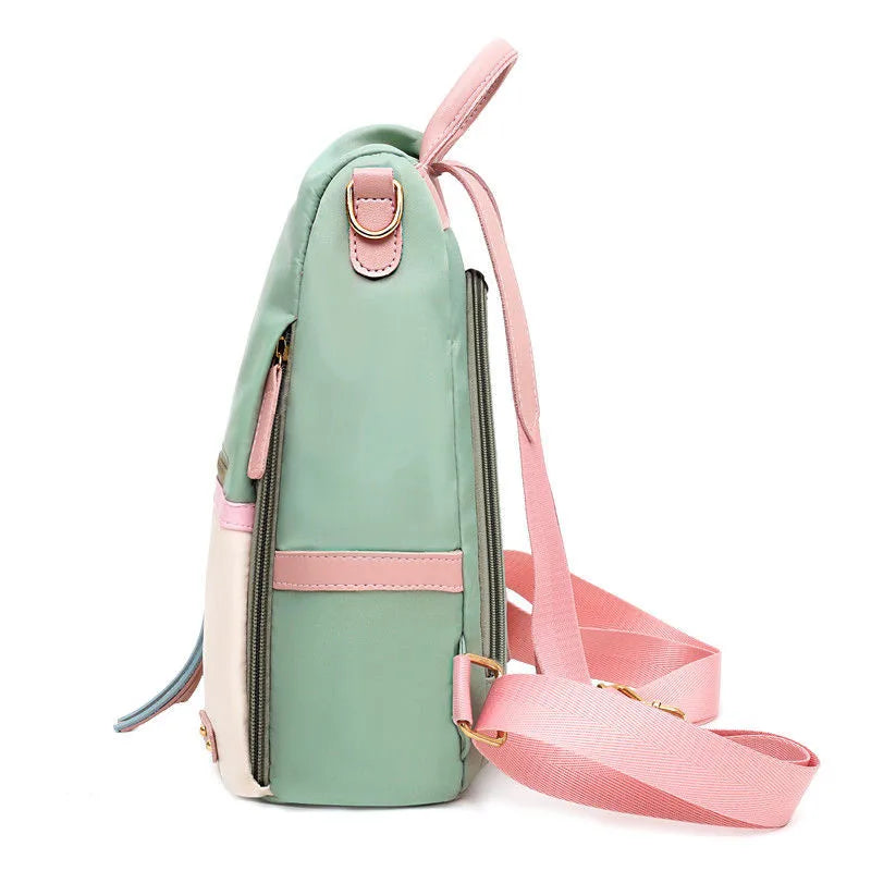 Waterproof Canvas Travel Backpack for Teenagers Girl School Bag