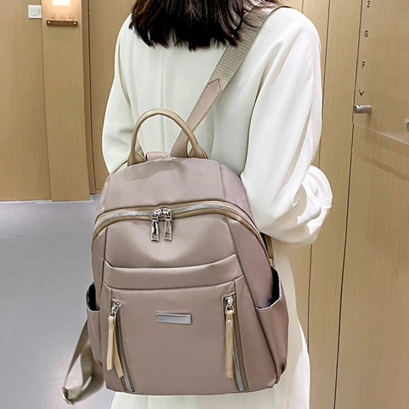 Women Backpack for Teenage Girl School Bag Ladies Backpacks Nylon Waterproof
