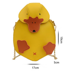 Cartoon Duck Crossbody Messenger Shoulder Bag