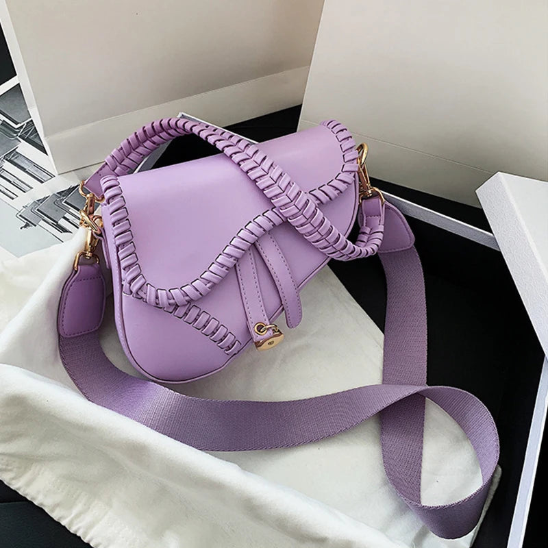 Women Saddle Bags Shoulder Bags Casual Shopping PU Crossbody Bags Tote Bags