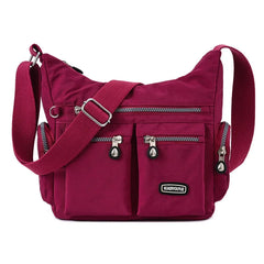 Women Shoulder Messenger Bag Lightweight Waterproof Zipper Package