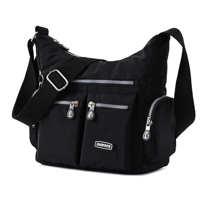 Women Shoulder Messenger Bag Lightweight Waterproof Zipper Package