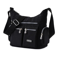 Women Shoulder Messenger Bag Lightweight Waterproof Zipper Package