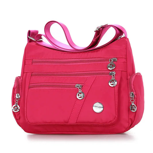 Waterproof Nylon Oxford Crossbody Bag Large Capacity Travel Bags Purse