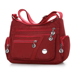 Waterproof Nylon Oxford Crossbody Bag Large Capacity Travel Bags Purse