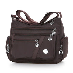Waterproof Nylon Oxford Crossbody Bag Large Capacity Travel Bags Purse