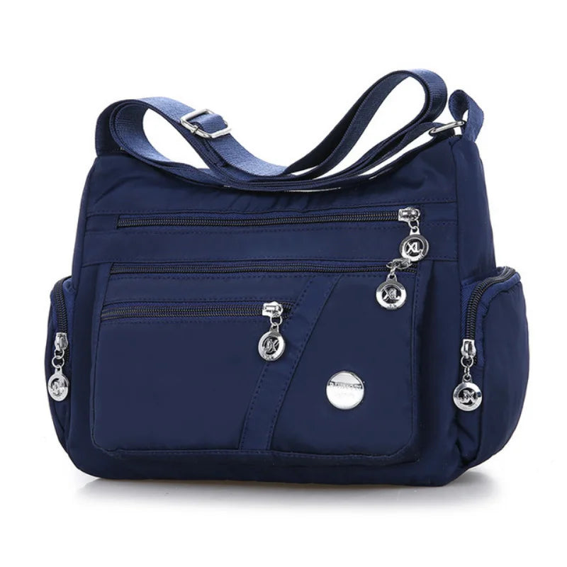 Waterproof Nylon Oxford Crossbody Bag Large Capacity Travel Bags Purse