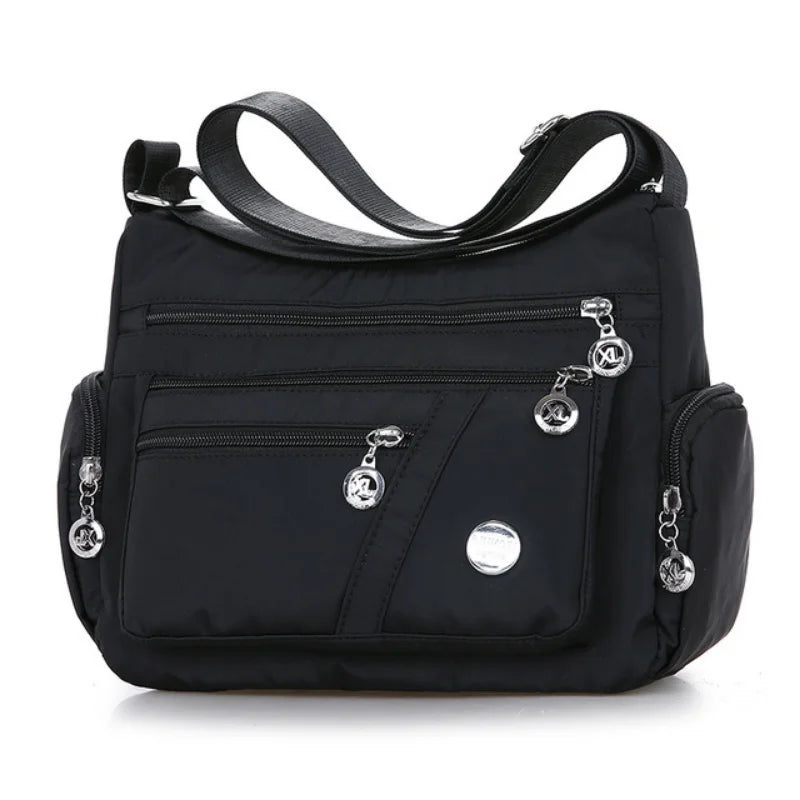 Waterproof Nylon Oxford Crossbody Bag Large Capacity Travel Bags Purse