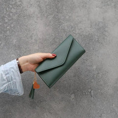 Women Wallets Zipper Purses Long Clutch Wallet Soft PU Leather Money Bag