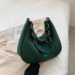 Women's Faux Suede Shoulder Bag Tote Hobo Bags Large Capacity Handbags