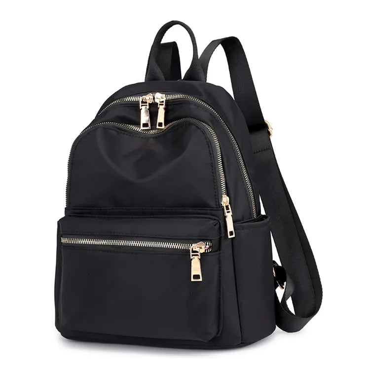 Waterproof Nylon Travel Backpack for Teenage Girl College School Bags