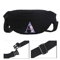 Women's Letter Pattern Canvas Shoulder Bag