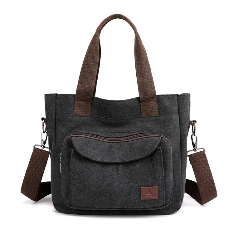 Canvas Crossbody Bag Retro Ladies Totes Purse