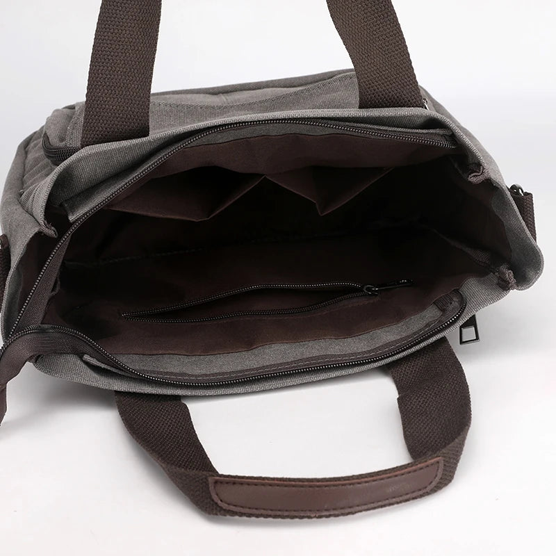 Canvas Crossbody Bag Retro Ladies Totes Purse