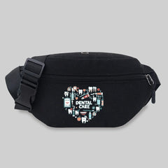 Women's Teeth Series Pattern Waist Bag - Phone Purse Fanny Pack