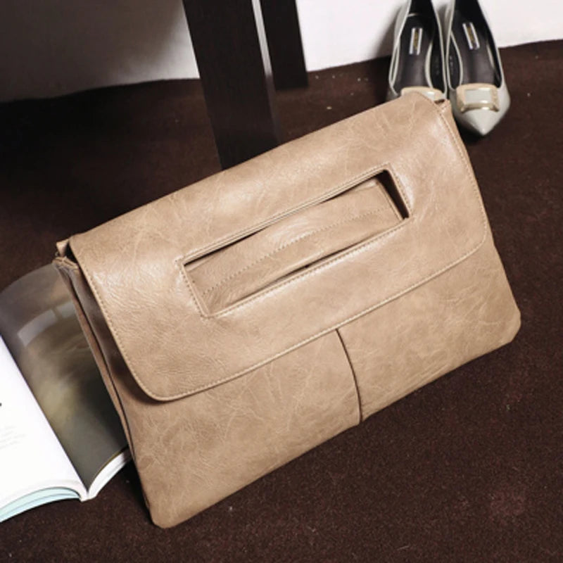 Women's Envelope Clutch Bag Crossbody Handbag Messenger Large Clutches