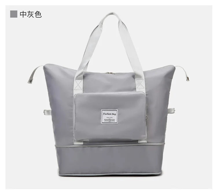 Large Capacity Foldable Travel Bag Tote Carry On Handbag Duffel