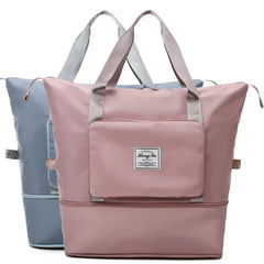 Large Capacity Foldable Travel Bag Tote Carry On Handbag Duffel