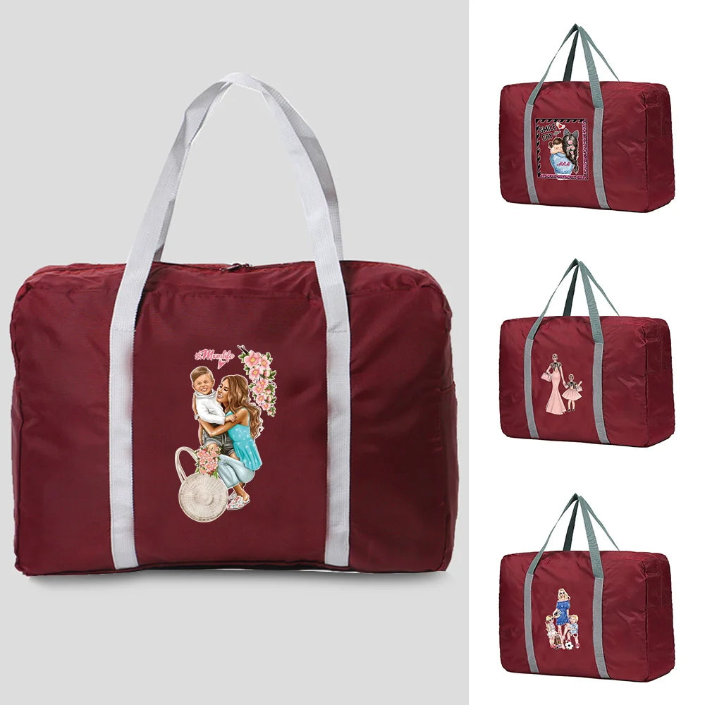 Foldable Travel Bags Large Capacity Luggage Storage Handbags