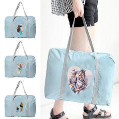 Large Capacity Travel Tote Bag Men Women Unisex Print Handbag