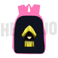 Cute Little Nightmares 2 Backpack 3D Print Canvas School Bag for Girls