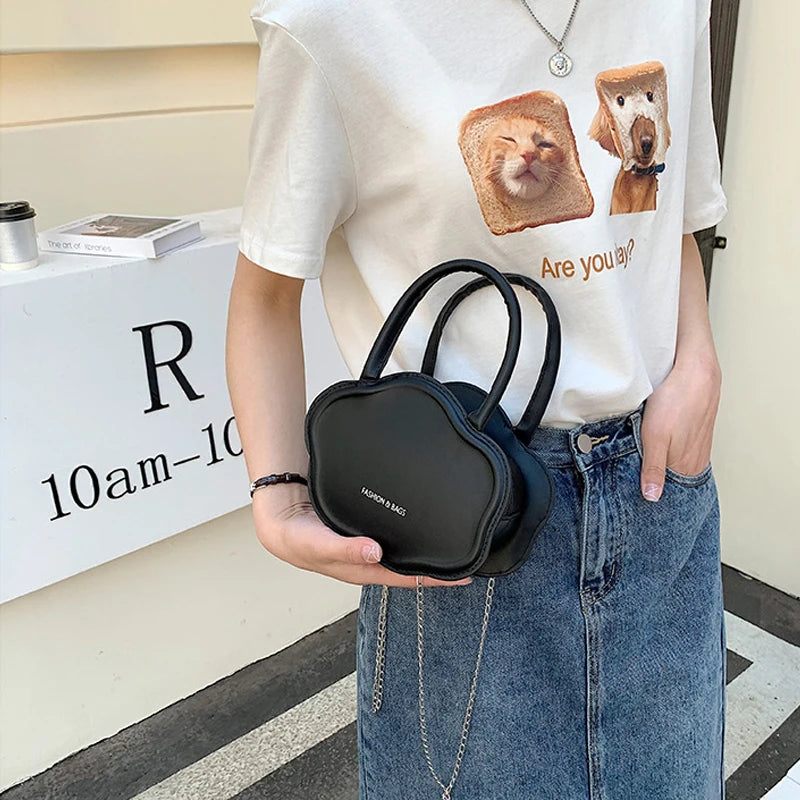 Funny Cloud Shoulder Bag for Women Crossbody Handbags Satchels