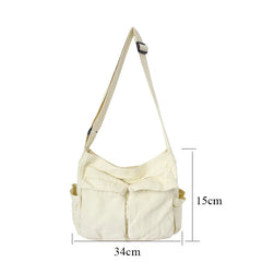 Girl Handbag Canvas Shoulder Bags Teen Purse Crossbody Purse