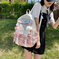 Women Backpacks High School Bags Teenage Students