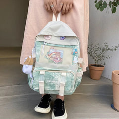 Women Backpacks High School Bags Teenage Students