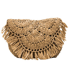 Gusure Evening Bags with Metal Handle Tassel Clutch Chain - Wedding Party