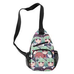 HOLOLIVE Fubuki & Rushia Outdoor Shoulder Bag Sling Chest Bag Canvas